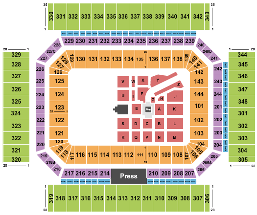 Alamodome Seating Chart Wwe